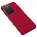 Nillkin Qin Book Puzdro pre Samsung Galaxy S21 Ultra 5G Red