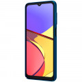 Nillkin Super Frosted Zadný Kryt pre Samsung Galaxy A12 Peacock Blue