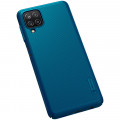 Nillkin Super Frosted Zadný Kryt pre Samsung Galaxy A12 Peacock Blue