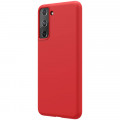 Nillkin Flex Pure Liquid Silikónový Kryt pre Samsung Galaxy S21 5G Red