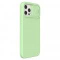 Nillkin CamShield Silky Silikónový Kryt pre Apple iPhone 12 / iPhone 12 Pro Matcha Green