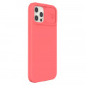 Nillkin CamShield Silky Silikónový Kryt pre Apple iPhone 12 / iPhone 12 Pro Orange Pink