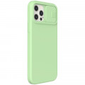 Nillkin CamShield Silky Silikónový Kryt pre Apple iPhone 12 Pro Max Matcha Green
