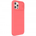 Nillkin CamShield Silky Magnetic Silikónový Kryt pre Apple iPhone 12 Pro Max Orange Pink