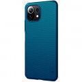 Nillkin Super Frosted Zadný Kryt pre Xiaomi 11 Lite 5G NE / Mi 11 Lite / Mi 11 Lite 5G Peacock Blue