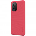 Nillkin Super Frosted Zadný Kryt pre POCO F3 / Xiaomi Mi 11i Bright Red