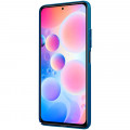 Nillkin Super Frosted Zadný Kryt pre POCO F3 / Xiaomi Mi 11i Peacock Blue