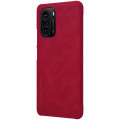 Nillkin Qin Book Puzdro pre POCO F3 / Xiaomi Mi 11i Red