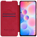 Nillkin Qin Book Puzdro pre POCO F3 / Xiaomi Mi 11i Red