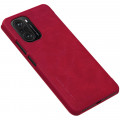 Nillkin Qin Book Puzdro pre POCO F3 / Xiaomi Mi 11i Red
