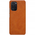 Nillkin Qin Book Puzdro pre POCO F3 / Xiaomi Mi 11i Brown
