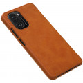 Nillkin Qin Book Puzdro pre POCO F3 / Xiaomi Mi 11i Brown
