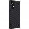Nillkin Synthetic Fiber Ochranný Zadný Kryt pre Samsung Galaxy A52 / Galaxy A52 5G / Galaxy A52s 5G Black