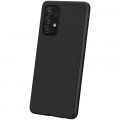 Nillkin Synthetic Fiber Ochranný Zadný Kryt pre Samsung Galaxy A52 / Galaxy A52 5G / Galaxy A52s 5G Black