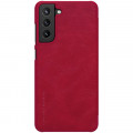Nillkin Qin Book Puzdro pre Samsung Galaxy S21 FE 5G Red
