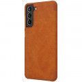 Nillkin Qin Book Puzdro pre Samsung Galaxy S21 FE 5G Brown