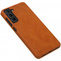 Nillkin Qin Book Puzdro pre Samsung Galaxy S21 FE 5G Brown