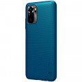 Nillkin Super Frosted Zadný Kryt pre Xiaomi Redmi Note 10 / Xiaomi Redmi Note 10S Peacock Blue
