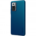Nillkin Super Frosted Zadný Kryt pre Xiaomi Redmi Note 10 Pro / Redmi Note 10 Pro Max Peacock Blue
