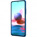 Nillkin Super Frosted Zadný Kryt pre Xiaomi Redmi Note 10 Pro / Redmi Note 10 Pro Max Peacock Blue