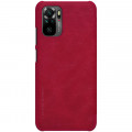 Nillkin Qin Book Puzdro pre Xiaomi Redmi Note 10 4G / Xiaomi Redmi Note 10s Red