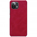 Nillkin Qin Book Puzdro pre Xiaomi 11 Lite 5G NE / Mi 11 Lite / Mi 11 Lite 5G Red
