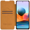 Nillkin Qin Book Puzdro pre Xiaomi Redmi Note 10 Pro / Xiaomi Redmi Note 10 Pro Max Brown