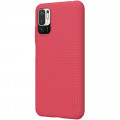 Nillkin Super Frosted Zadný Kryt pre Xiaomi Redmi Note 10 5G / POCO M3 Pro 5G Bright Red