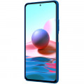 Nillkin Super Frosted Zadný Kryt pre Xiaomi Redmi Note 10 5G / POCO M3 Pro 5G Peacock Blue