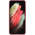 Nillkin Super Frosted Zadný Kryt pre Samsung Galaxy S21 FE 5G Bright Red