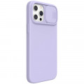 Nillkin CamShield Silky Silikónový Kryt pre Apple iPhone 12 Pro Max Purple