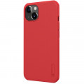 Nillkin Super Frosted PRO Zadný Kryt pre Apple iPhone 13 Red (Without Logo Cutout)