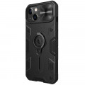 Nillkin CamShield Armor Zadný Kryt pre Apple iPhone 13 Black (without logocut)