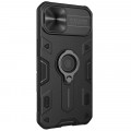 Nillkin CamShield Armor Zadný Kryt pre Apple iPhone 13 Black (without logocut)
