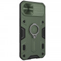 Nillkin CamShield Armor Zadný Kryt pre Apple iPhone 13 Dark Green (without logocut)