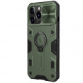Nillkin CamShield Armor Zadný Kryt pre Apple iPhone 13 Pro Dark Green (without logocut)