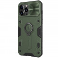 Nillkin CamShield Armor Zadný Kryt pre Apple iPhone 13 Pro Max Dark Green (without logocut)
