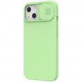 Nillkin CamShield Silky Silikónový Kryt pre Apple iPhone 13 Mint Green