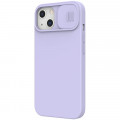Nillkin CamShield Silky Silikónový Kryt pre Apple iPhone 13 Purple