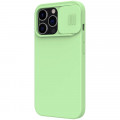 Nillkin CamShield Silky Silikónový Kryt pre Apple iPhone 13 Pro Mint Green