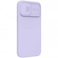 Nillkin CamShield Silky Silikónový Kryt pre Apple iPhone 13 Pro Max Purple
