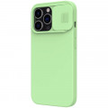 Nillkin CamShield Silky Magnetic Silikónový Kryt pre Apple iPhone 13 Pro Mint Green