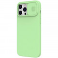 Nillkin CamShield Silky Magnetic Silikónový Kryt pre Apple iPhone 13 Pro Max Mint Green