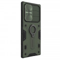 Nillkin CamShield Armor Zadný Kryt pre Samsung Galaxy S22 Ultra Dark Green