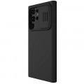 Nillkin CamShield Silky Silikónový Kryt pre Samsung Galaxy S22 Ultra Black