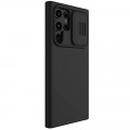 Nillkin CamShield Silky Silikónový Kryt pre Samsung Galaxy S22 Ultra Black