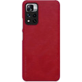 Nillkin Qin Book PRO Puzdro pre Xiaomi Redmi Note 11 Pro / Redmi Note 11 Pro 5G / Redmi Note 12 Pro Red