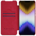 Nillkin Qin Book PRO Puzdro pre Apple iPhone 14 Plus Red