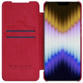 Nillkin Qin Book PRO Puzdro pre Apple iPhone 14 Plus Red