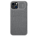 Nillkin Qin Book PRO Cloth Puzdro pre Apple iPhone 14 Classical Grey
